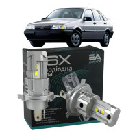 LED лампи Fiat Tempra 1990-1997 H4 M6X ближнє/дальнє світло (4000Lm 5500K) / Фіат Темпра (комплект 2 шт.)