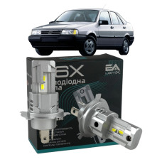 LED лампи Fiat Tempra 1990-1997 H4 M6X ближнє/дальнє світло (4000Lm 5500K) / Фіат Темпра (комплект 2 шт.)