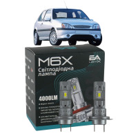 LED лампи Ford Fiesta IV 1999-2002 H7 M6X ближнє світло (4000Lm 5500K) / Форд Фієста 4 (комплект 2 шт.)