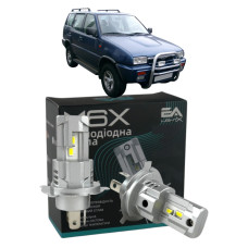LED лампи Ford Maverick 1993-1998 H4 M6X ближнє/дальнє світло (4000Lm 5500K) / Форд Маверік (комплект 2 шт.)