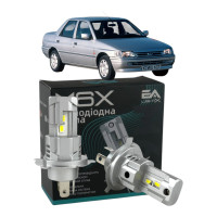 LED лампы Ford Orion 1983-1993 H4 M6X ближний/дальний свет (4000Lm 5500K) / Форд Орион (комплект 2 шт.)