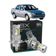 LED лампи Ford Orion 1983-1993 H4 M6X ближнє/дальнє світло (4000Lm 5500K) / Форд Оріон (комплект 2 шт.)
