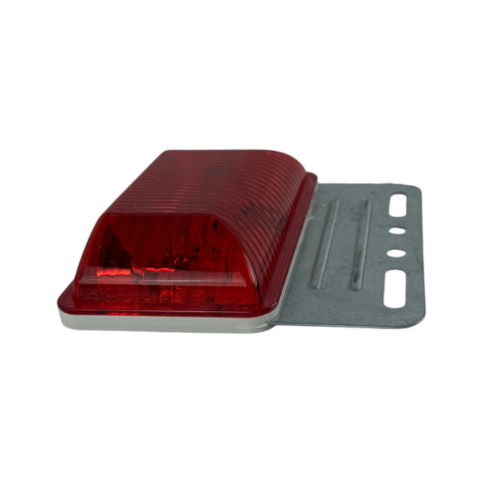 Комплект LED габаритних ліхтарів G-7001 12V (4 шт) червоні, металевий кронштейн, для вантажівок та причепів