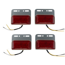 Ліхтар габаритний бічний 24V білий + червоний для вантажівок EA Light X (1 шт)