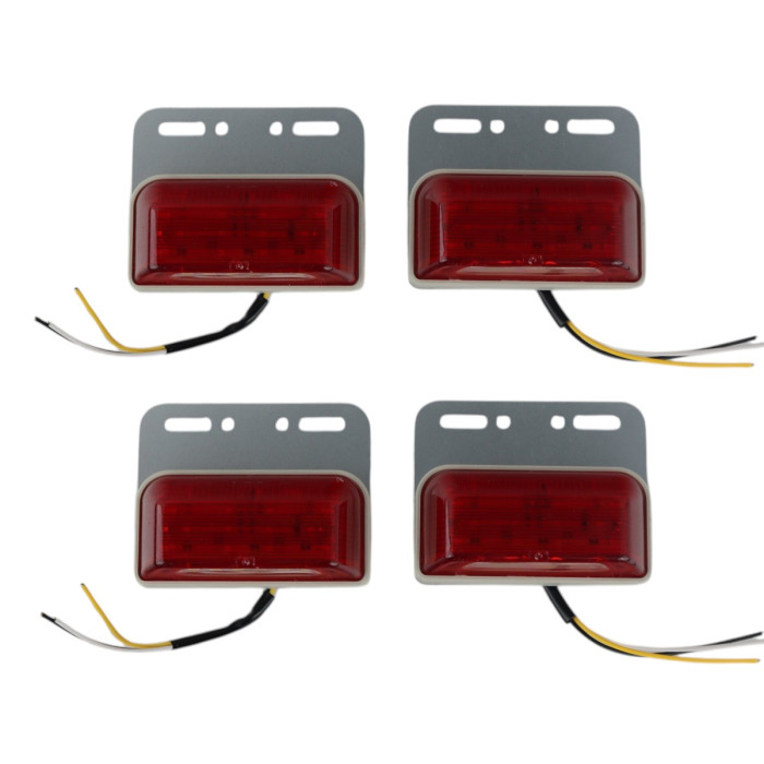 Ліхтар габаритний бічний 24V білий + червоний для вантажівок EA Light X (1 шт)