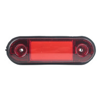 Світлодіодний габаритний ліхтар EA Light X 12-24V 3 SMD червоний маркерний 2395 для причепів та вантажівок