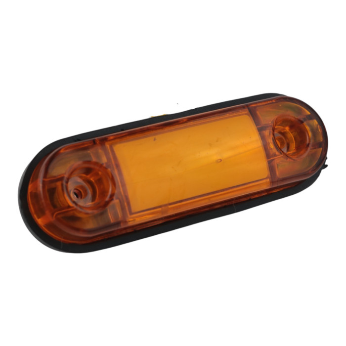 Светодиодный габаритный фонарь EA Light X 12-24V 6 LED желтый маркерный 2395 для прицепов и грузовиков