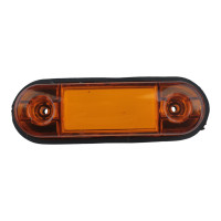 Светодиодный габаритный фонарь EA Light X 12-24V 6 LED желтый маркерный 2395 для прицепов и грузовиков