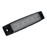 Світлодіодний габаритний ліхтар EA Light X 12-24V 6 LED білий маркерний для причепів та вантажівок