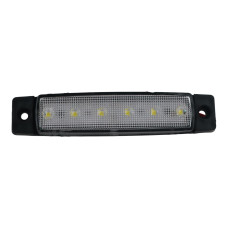 Світлодіодний габаритний ліхтар EA Light X 12-24V 6 LED білий маркерний для причепів та вантажівок