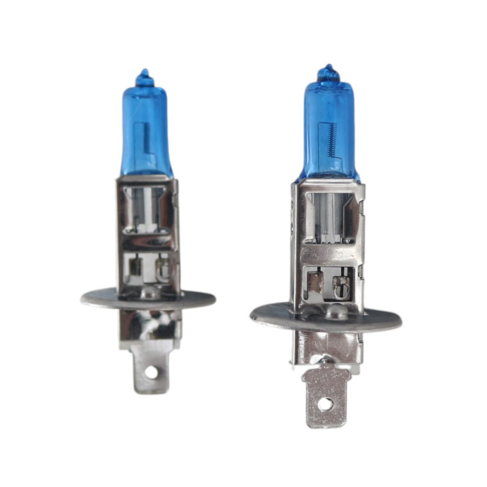 Галогенні лампи H1 12V 55W 5500K Blue Vision +150% (комплект 2 шт.)