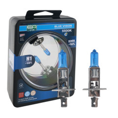 Галогенні лампи H1 12V 55W 5500K Blue Vision +150% (комплект 2 шт.)