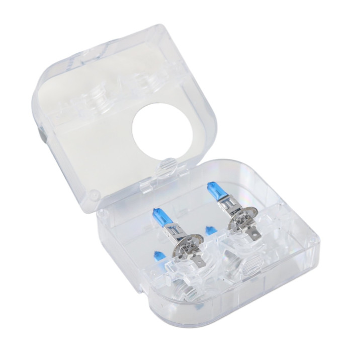 Галогенні лампи H1 EA Light X 12V 55W P14.5s VISION PLUS +200% (комплект 2 шт.)