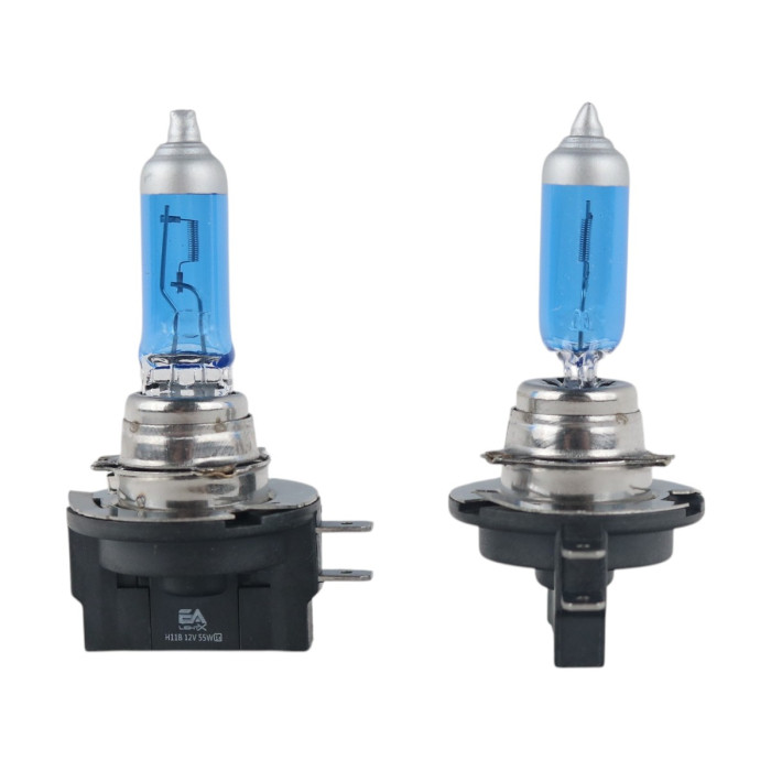 Галогенні лампи H11B EA Light X 12V 55W PGJY19-2 VISION PLUS +200% (комплект 2 шт.)