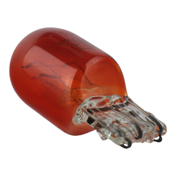 Галогенна лампа EA Light X W21/5W T20 12V 21/5W AMBER (1 шт.) — безцокольна двоконтактна помаранчева лампа для покажчиків повороту та ДХО