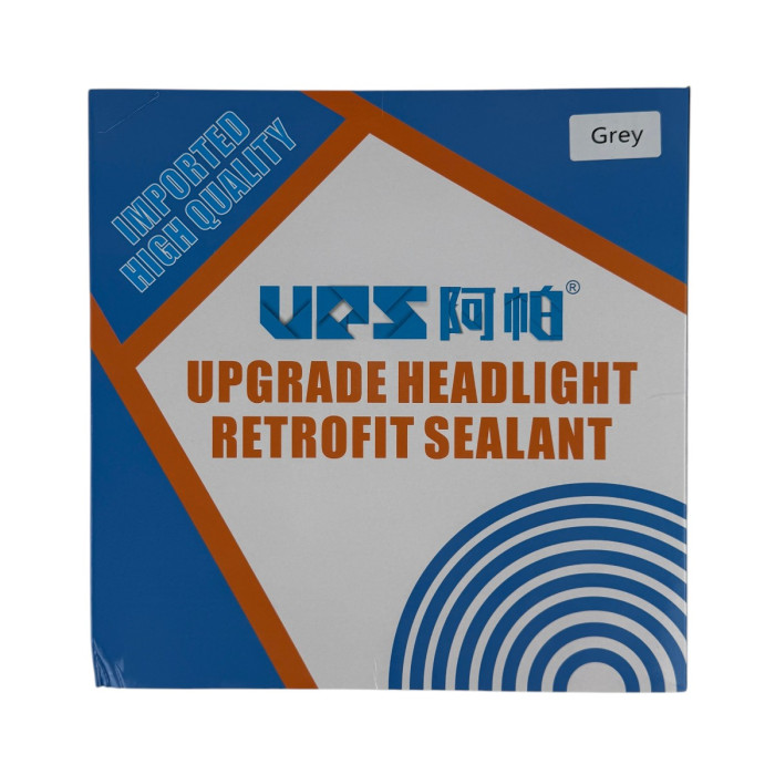 Бутиловий термогерметик для фар UPS EA Light X сірий — стрічка для перепаковки, ремонту та встановлення лінз