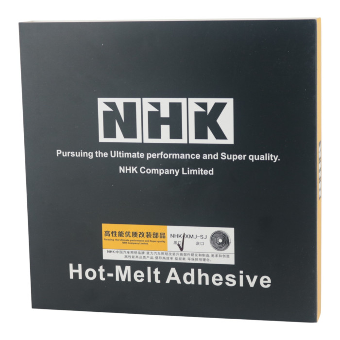 Герметик для фар NHK Yellow Version Black 4м — термогерметик черный для герметизации фар авто