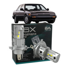 LED лампы Honda Accord III 1985-1989 H4 M6X ближний/дальний свет (4000Lm 5500K) / Хонда Аккорд 3 (комплект 2 шт.)
