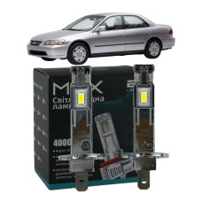 LED лампы Honda Accord VI 1997-2003 H1 M6X дальний свет (4000Lm 5500K) / Хонда Аккорд 6 (комплект 2 шт.)