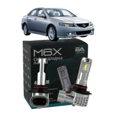 LED лампы Honda Accord VIII 2003-2008 HB3 M6X дальний свет (4000Lm 5500K) / Хонда Аккорд 8 (комплект 2 шт.)