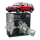LED лампы Honda Civic III 1987-1993 H4 M6X ближний/дальний свет (4000Lm 5500K) / Хонда Цивик 3 (комплект 2 шт.)
