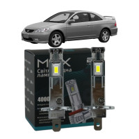 LED лампи Honda Civic VII 2005- H1 M6X дальнє світло (4000Lm 5500K) / Хонда Цівік 7 (комплект 2 шт.)