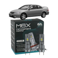 LED лампы Honda Civic VII 2005- H7 M6X ближний свет (4000Lm 5500K) / Хонда Цивик 7 (комплект 2 шт.)