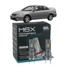 LED лампы Honda Civic VII 2005- H7 M6X ближний свет (4000Lm 5500K) / Хонда Цивик 7 (комплект 2 шт.)