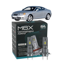 LED лампи Hyundai Coupe (GK) 2001-2004 H7 M6X ближнє світло (4000Lm 5500K) / Хюндай Купе (комплект 2 шт.)