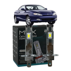 LED лампи Hyundai Coupe (RD) 1996-2002 H1 M6X дальнє світло (4000Lm 5500K) / Хюндай Купе (комплект 2 шт.)
