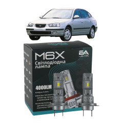 LED лампи Hyundai Elantra 2000- H7 M6X ближнє світло (4000Lm 5500K) / Хюндай Елантра (комплект 2 шт.)