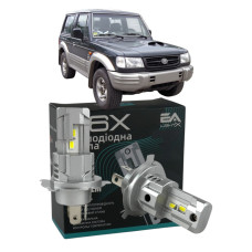 LED лампы Hyundai Galloper 1998- H4 M6X ближний/дальний свет (4000Lm 5500K) / Хюндай Галлопер (комплект 2 шт.)