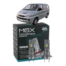 LED лампы Hyundai H-1 Starex / Van 2000- H7 M6X ближний свет (4000Lm 5500K) / Хюндай Н1 Старекс (комплект 2 шт.)