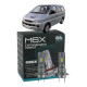 LED лампы Hyundai H-1 Starex / Van 2000- H7 M6X ближний свет (4000Lm 5500K) / Хюндай Н1 Старекс (комплект 2 шт.)