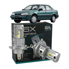 LED лампы Hyundai Lantra I-II 1990-2000 H4 M6X ближний/дальний свет (4000Lm 5500K) / Хюндай Лантра (комплект 2 шт.)