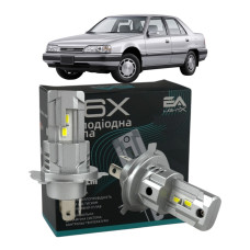LED лампы Hyundai Sonata I 1988-1993 H4 M6X ближний/дальний свет (4000Lm 5500K) / Хюндай Соната 1 (комплект 2 шт.)