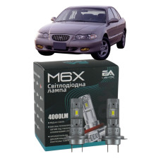 LED лампы Hyundai Sonata II-III 1993-2005 H7 M6X ближний свет (4000Lm 5500K) / Хюндай Соната (комплект 2 шт.)