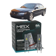 LED лампы Hyundai Sonata IV-V 2005- H7 M6X ближний свет (4000Lm 5500K) / Хюндай Соната (комплект 2 шт.)