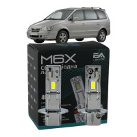 LED лампы Hyundai Trajet 2000- H3 M6X дальний свет (4000Lm 5500K) / Хюндай Траджет (комплект 2 шт.)