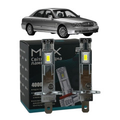 LED лампи Hyundai XG 1998-2005 H1 M6X дальнє світло (4000Lm 5500K) / Хюндай Xg (комплект 2 шт.)