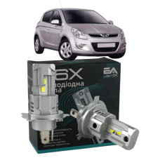 LED лампы Hyundai i20 2008- H4 M6X ближний/дальний свет (4000Lm 5500K) / Хюндай I20 (комплект 2 шт.)