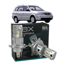 LED лампы KIA Carens II 2002- H4 M6X ближний/дальний свет (4000Lm 5500K) / Киа Каренс 2 (комплект 2 шт.)