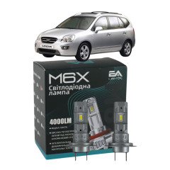 LED лампи KIA Carens III 2006- H7 M6X ближнє світло (4000Lm 5500K) / Кіа Каренс 3 (комплект 2 шт.)