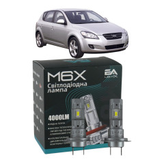 LED лампи KIA Cee'd Combi 2007- H7 M6X ближнє світло (4000Lm 5500K) / Кіа Сід Універсал (комплект 2 шт.)
