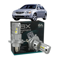 LED лампы KIA Cerato 2004- H4 M6X ближний/дальний свет (4000Lm 5500K) / Киа Церато (комплект 2 шт.)