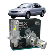 LED лампы KIA Clarus 1996- H4 M6X ближний/дальний свет (4000Lm 5500K) / Киа Кларус (комплект 2 шт.)