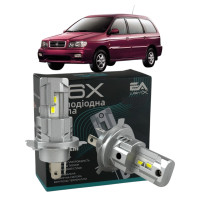 LED лампы KIA Joice 2000- H4 M6X ближний/дальний свет (4000Lm 5500K) / Киа Джойс (комплект 2 шт.)