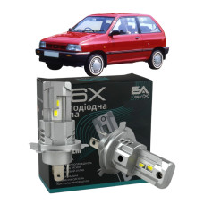 LED лампы KIA Pride 1990- H4 M6X ближний/дальний свет (4000Lm 5500K) / Киа Прайд (комплект 2 шт.)