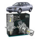 LED лампы KIA Shuma II 2001-2004 H4 M6X ближний/дальний свет (4000Lm 5500K) / Киа Шума 2 (комплект 2 шт.)