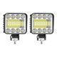 Комплект LED фар JR 128W комбинированный свет 12-24V (2 шт)
